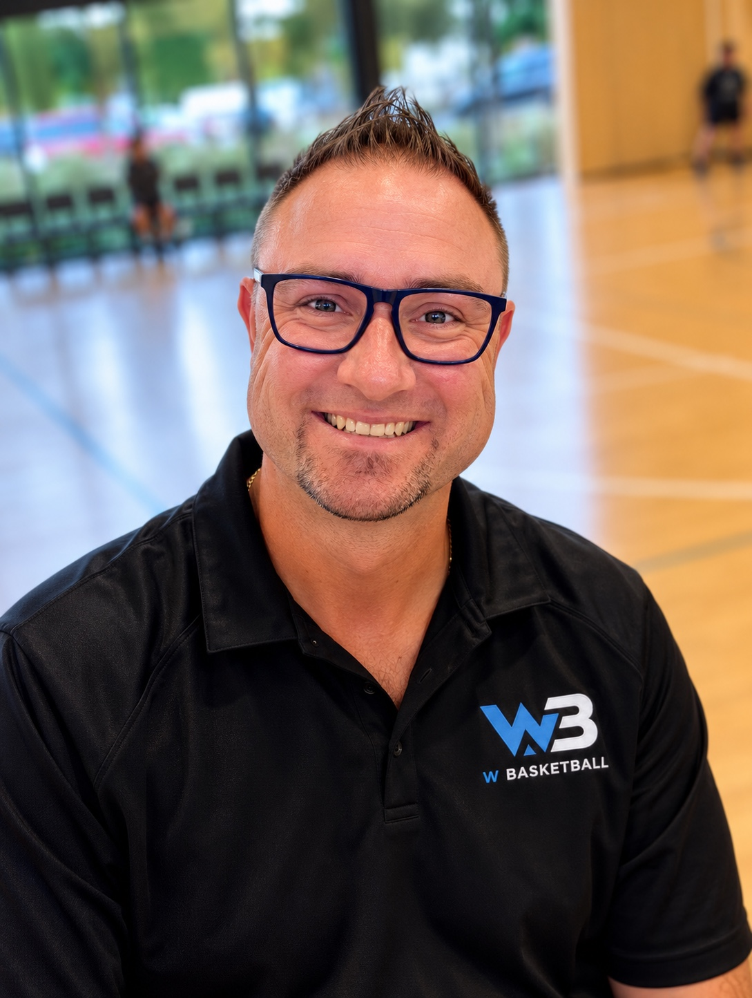W Basketball coach portrait